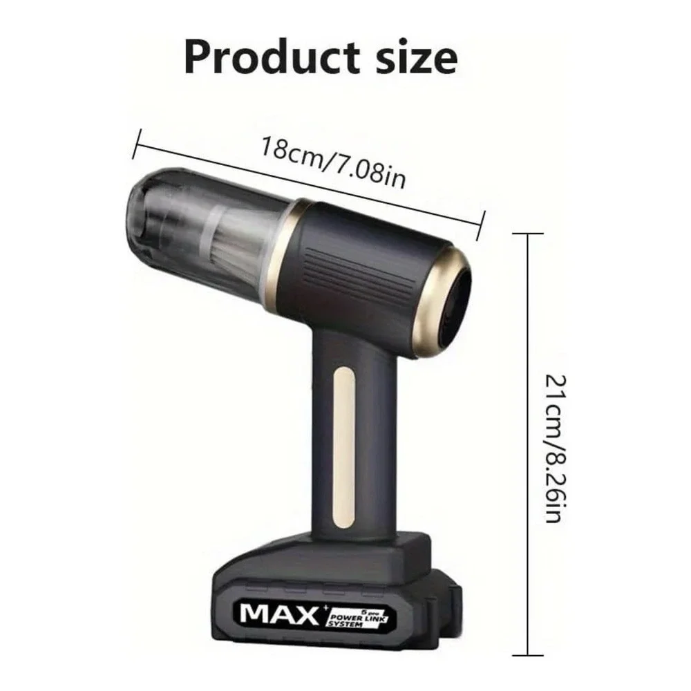 Bebuy LWT003 Brushless Cordless Handheld Vacuum, Bagless 12.6V 200ml‎